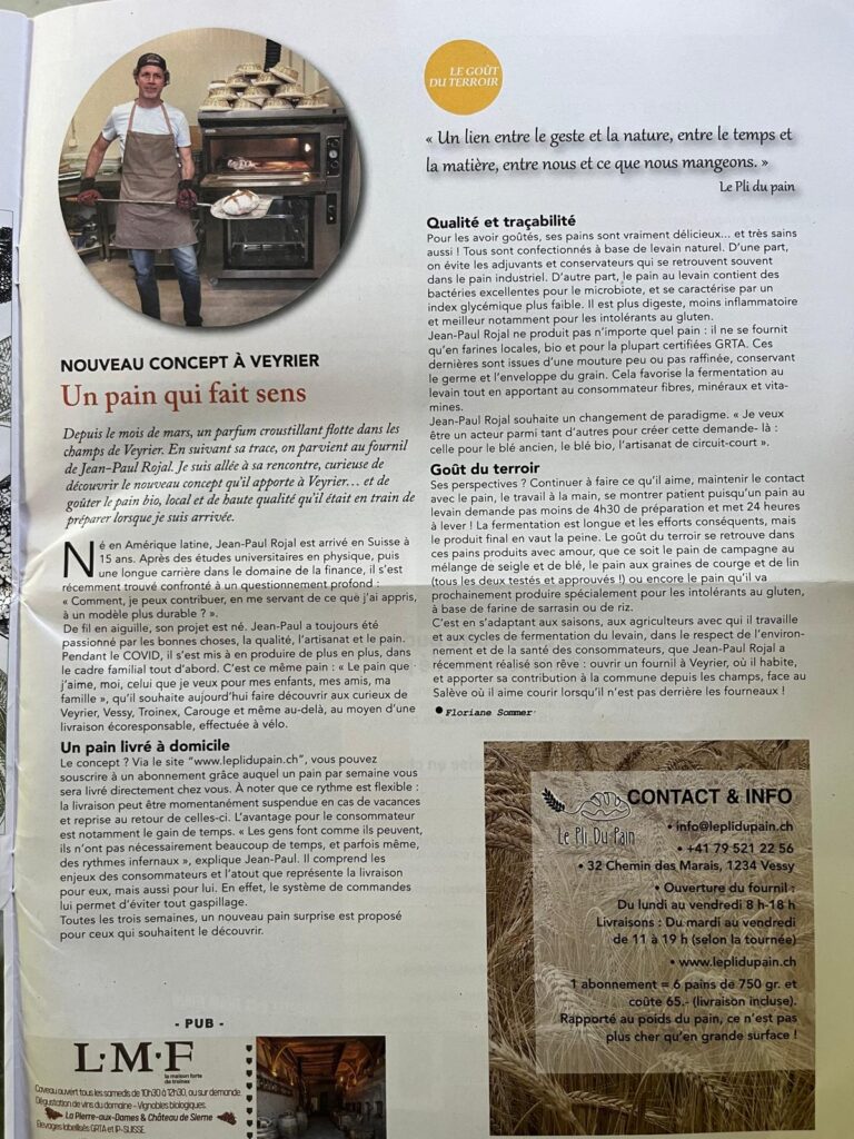 Article Journal de Veyrier 2025